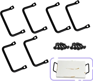 6 Pack Handles for Large Charcuterie Cutting Board - Handles for Serving Tray St - Picture 1 of 12
