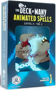 The Deck of Many: Animated Spells: Level 5 Vol. 1 D&D Dungeons Dragons - Nuevo - Imagen 1 de 1