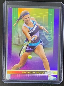 2024 Topps Chrome TENNIS MONICA PUIG PURPLE GREEN REFRACTOR /150 & BONUS! - Picture 1 of 4