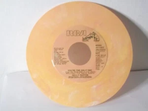 Dolly Parton,RCA PB-11577"You're The Only One"US,7"45, 1978 PROMO,Orange Vinyl.M - Picture 1 of 3