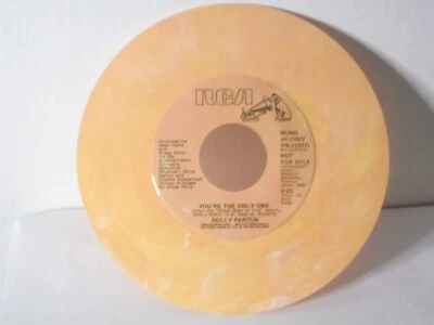 Dolly Parton,RCA PB-11577"You're The Only One"US,7"45, 1978 PROMO,Orange Vinyl.M - Image 1 of 3