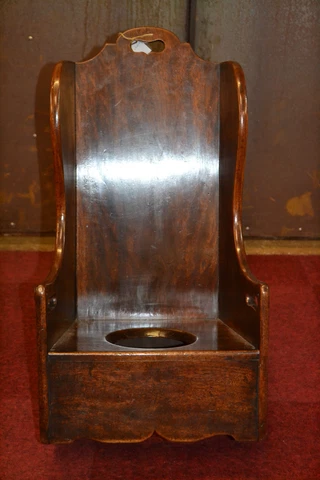 Antique Georgian 18th century Childs Mahogany Rocking Chair, Potty Hole,c1790 Cover