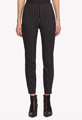 NWT $295 Rag & Bone Simone Pinstripe Pants in Black & White sz 0/XXS XS - Image 1 of 4