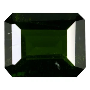 4.05 ct Magnificent Octagon Cut (10 x 8 mm) (Un-Heated) Green Chrome Diopside - Picture 1 of 2