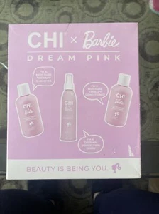 CHI X Barbie Collection Dream Pink 3 Piece Set Shampoo Conditioner Thermal Spray - Picture 1 of 3