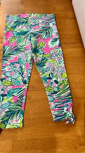 Lilly Pulitzer Kids Girls Maia Leggings Multi Early Bloomer Pants Leggings XL (1 - Picture 1 of 8