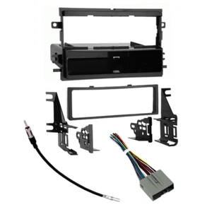 Aftermarket Car Stereo ISO/Single-Din Radio Install Dash Kit & Wires for Ford - Bild 1 von 6
