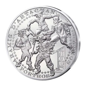 Francia 2024 Los Tres Mosqueteros Moneda 100 Euro de Plata - Bild 1 von 2