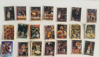 Lote de tarjetas de baloncesto de la NBA de 1990 (24) Kobe Bryant, Shaq, Barkley, Olajuwon, Reggie Foto 1 de 4