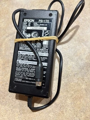 FUENTE DE ALIMENTACIÓN ORIGINAL EPSON 24V 2A PS-170 M122A 3 PINES Foto 1 de 2