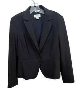 Talbots Blazer Women’s 8P Black Career Business - Picture 1 of 5