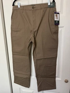 G.H. Bass & Co Women's Chino Ankle Pants, Brown, Size 14 - Picture 1 of 7