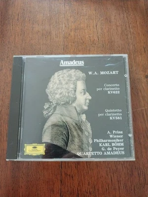 CD Amadeus - Mozart- Concerto Per Clarinetto KV622 E Quintetto KV581 - Immagine 1 di 3