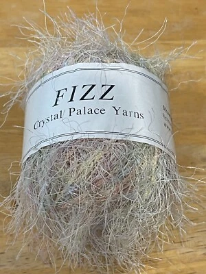 Crystal Palace Yarns Fizz Eyelash Color #7116 SHERBERT Pale pink blue tans orang - Image 1 of 4