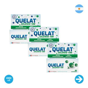 Quelat Selenio 100 Minerales Suplemento Antioxidante  - 3 Cajas - Picture 1 of 1