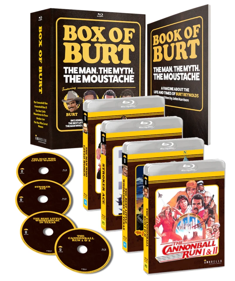 Box Of Burt - Burt Reynolds Collection (Blu-Ray) 5 Movies - New / SEALED - Image 1 of 1