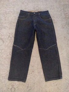 Phat Farm Jeans Mens 36x33 Ink Blue Denim Baggy 90s Y2k Hip Hop Casual #SC200 - Picture 1 of 9