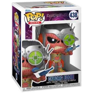 Iron Maiden - Cyborg Eddie 9.5cm Pop Rocks Vinyl Figur Funko 438 Neu IN Box - Bild 1 von 3
