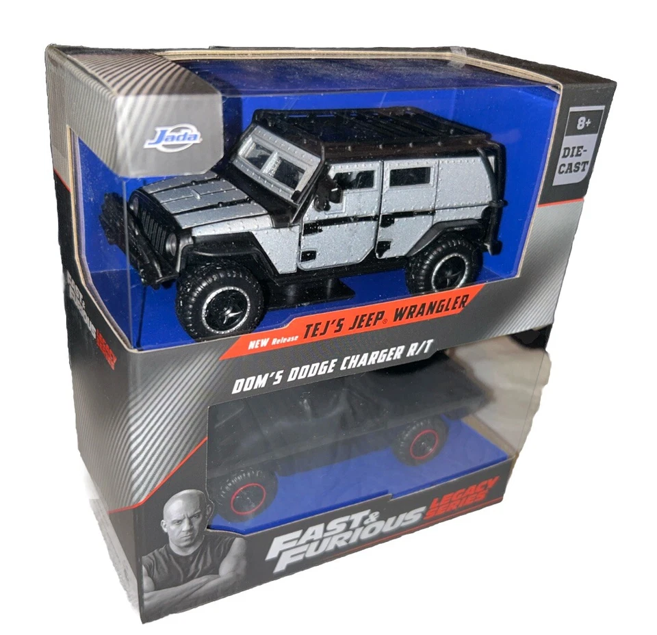 Fast & Furious Legacy Series Release Tej’s Jeep Wrangler & Dom’s Dodge Jada