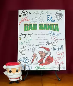 Bad Santa Script Signed- Autograph Reprints- Billy Bob Thornton- Christmas - Picture 1 of 8