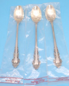 3 Reed & Barton Grand Renaissance Sterling Iced Tea Spoon New in Package - Picture 1 of 5