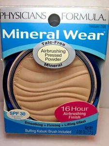 Physicians Formula Mineral Wear talkumfreier Airbrush gepresster Puder, durchscheinend - Bild 1 von 2