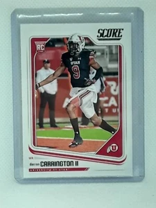 Darren Carrington II 2018 Score Football - RC #428 - Utah Utes - Picture 1 of 2