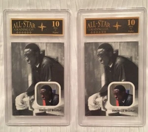 (2) 2002 Just Minors Dontrelle Willis Baseball Cards #14 ROOKIE Card Graded 10  - Picture 1 of 2