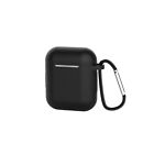 For Apple Airpods Case 1/2 Silicone Protector Shockproof Full Covers + Keychain