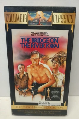 The Bridge On The River Kwai (Vhs) Columbia Classics Tape William Holden Foto 1 de 4