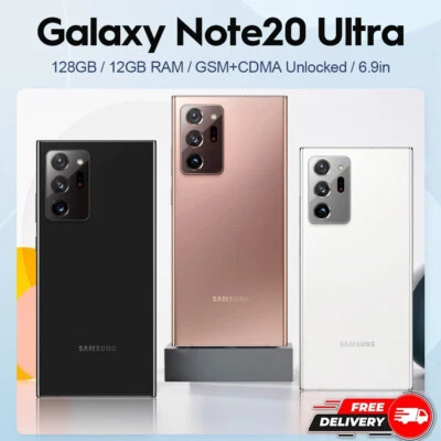 Nuevo Sellado Samsung Galaxy Note 20 Ultra 5G Completamente Desbloqueado 128GB 2 Años de Garantía Foto 1 de 4