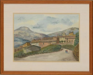 Rex Charlesworth - Contemporary Watercolour, Fornalutx, Majorcan Village - Picture 1 of 4