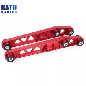 Red Rear Lower Suspension Control Arms For 88-95 Honda Civic 94-01 Acura Integra - Foto 1 di 9