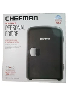 CHEFMAN PORTABLE PERSONAL FRIDGE COOLING & HEATING NEW - Picture 1 of 4