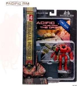 Crimson Typhoon Jaeger 7" bewegliche Actionfigur Spielzeug Statue Pacific Rim Geschenkbox - Bild 1 von 2