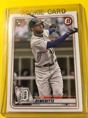 🔥🔥2020 Bowman TRAVIS DEMERITTE ROOKIE Base #16 Detroit Tigers - Image 1 of 2