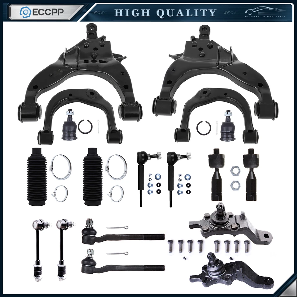 Front Upper & Lower Control Arms Sway Bar Tie Rod For 1996-2002 Toyota 4Runner - Image 1 of 4