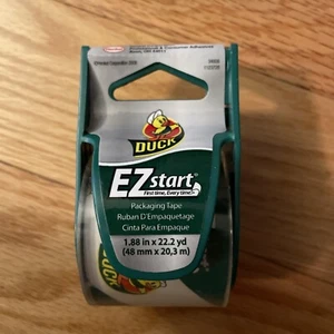 Duck Brand EZ Start Packaging Tape, Clear, 1.88-In. x 22.2-Yd. NEW - Picture 1 of 3