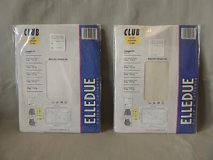 Elledue 2 pantyhoses 15 den No 2 & 3 color blanco $ panna Italy - Picture 1 of 10