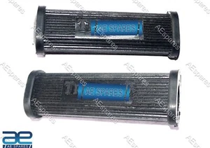 Par de reposapiés de goma plegable para Triumph 82-9369 5T 6T/T100 TR6 T120 nuevo - Imagen 1 de 7