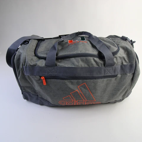 Miami Hurricanes adidas Bag - Duffel Unisex Gray New Cover