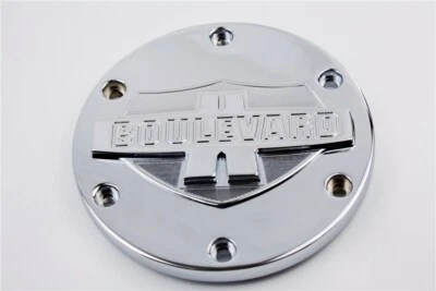 Billet Aluminum Derby Covers For 2006-2013 SUZUKI Boulevard M109R Chrome - Image 1 of 4