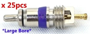 x 25 Euro Large Bore A/C Schrader Valve Core for VW Audi Mini Benz BMW 8E0820855 - Picture 1 of 3