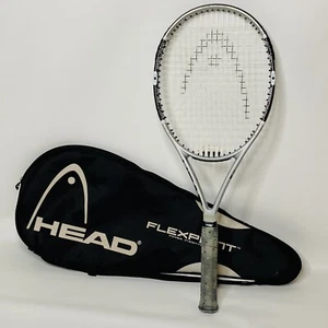 Raqueta de tenis Head Flex Point 9 metal líquido medio plus 4 1/2 agarre plateado negra - Imagen 1 de 12