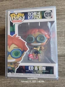 🔥💲 Funko Pop! Cowboy Bebop Ed & Ein #1215 W/ Protector 🔥💲 - Picture 1 of 5