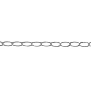 Chaîne de cou maille Cheval en Argent 925 - Longueur au choix - Largeur 1,5mm - Imagen 1 de 4