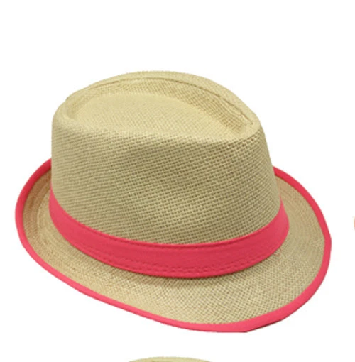 Sombrero Fedora Trilby - Colores Neón, Sombrero de Paja Fedora Moda Foto 1 de 1