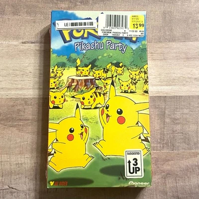 Pokémon - ‘Pikachu Party’ [VHS, 1999] - Rare SEALED OOP - Image 1 of 4