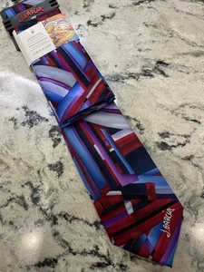 NWT / JERRY GARCIA COLLECTOR EDITION TIE SET w/ Pocket Square Purple $45 - Picture 1 of 5