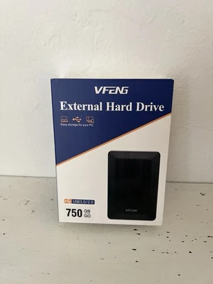 750GB Portable External Hard Drive VFENG - USB 3.0 Hard Drive/Game Drive - New - Image 1 of 4